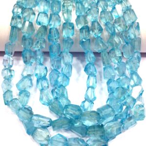 Top Quality~~Natural Sky Blue Topaz Faceted Nuggets Beads Real Topaz Gemstone Beads Blue Topaz Nuggets Shape Beads Jewelry Making Beads. Top Quality~~Natural Sky Blue Topaz Faceted Nuggets Beads Real Topaz Gemstone Beads Blue Topaz Nuggets Shape Beads Jewelry Making Beads.