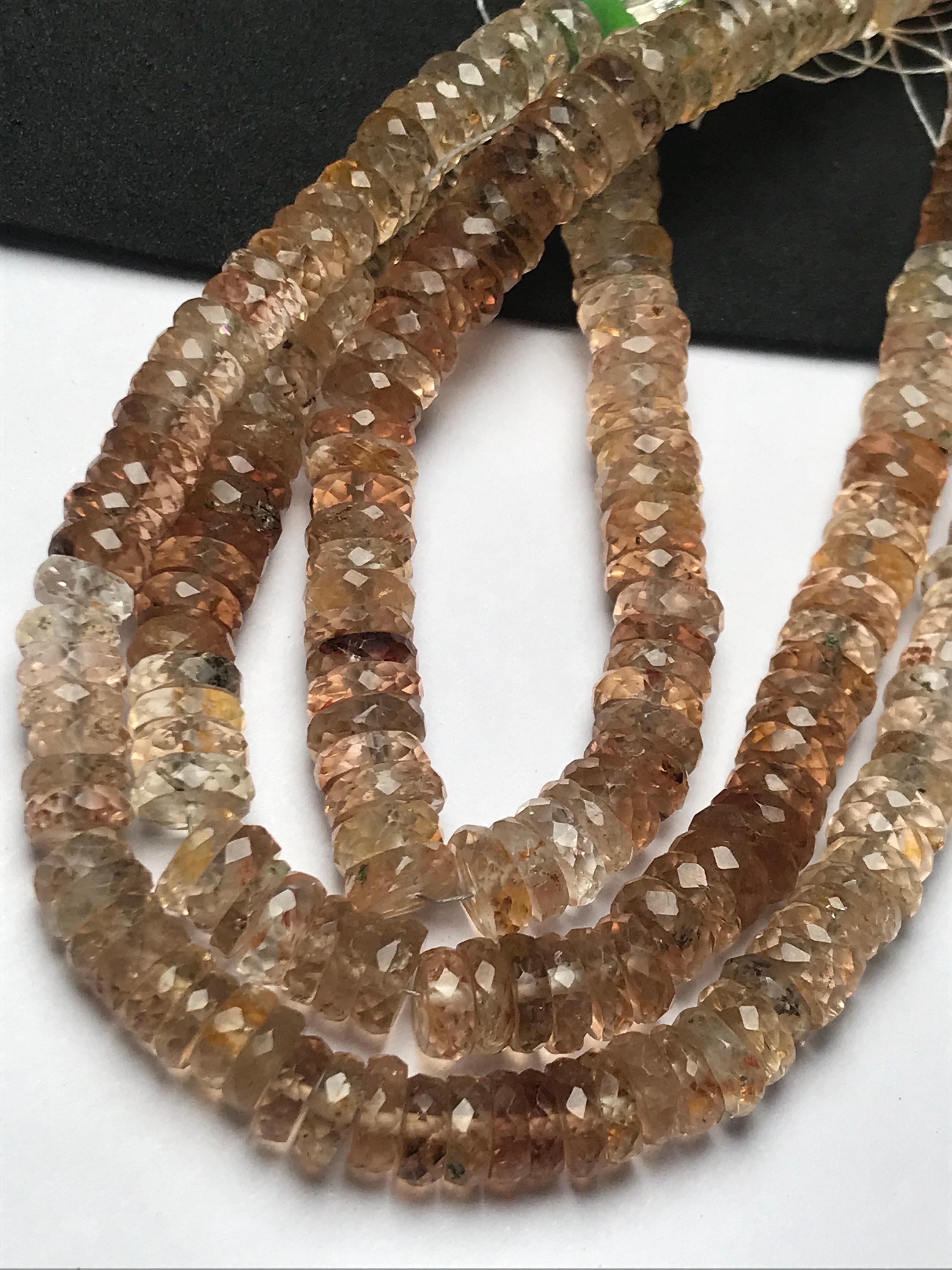 Beautiful Top Quality Imperial Topaz Tyre Faceted Beads, 6.5-8 Mm Approx 8 Inches Strand An Amazing Item Beautiful Top Quality Imperial Topaz Tyre Faceted Beads, 6.5-8 Mm Approx 8 Inches Strand An Amazing Item