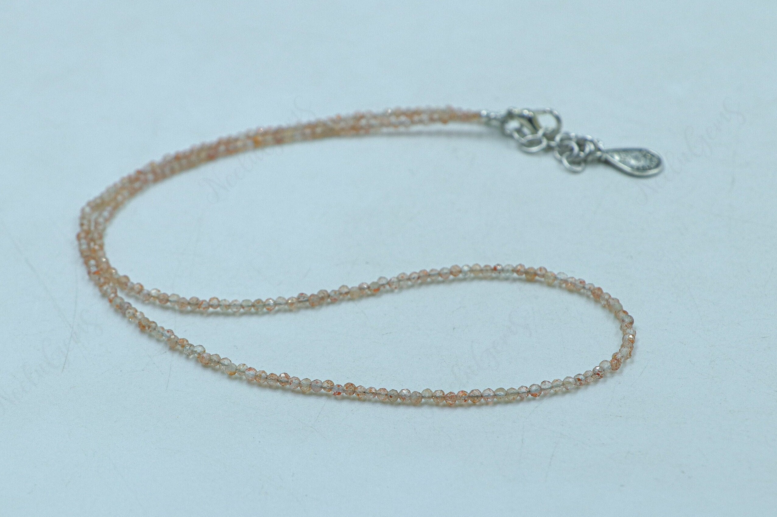 Golden Topaz Necklace, Natural Yellow Gemstone Choker, Dainty Beaded Crystal Jewelry, November Birthstone Gift, Handmade Gift For Loved Ones