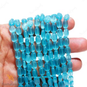 Aaa+ Blue Topaz Smooth Oval Beads,natural Blue Monalisa Plain Oval Beads,12"gemstone Beads For Handmade Jewelry & Craft Making Aaa+ Blue Topaz Smooth Oval Beads,natural Blue Monalisa Plain Oval Beads,12"gemstone Beads For Handmade Jewelry & Craft Making