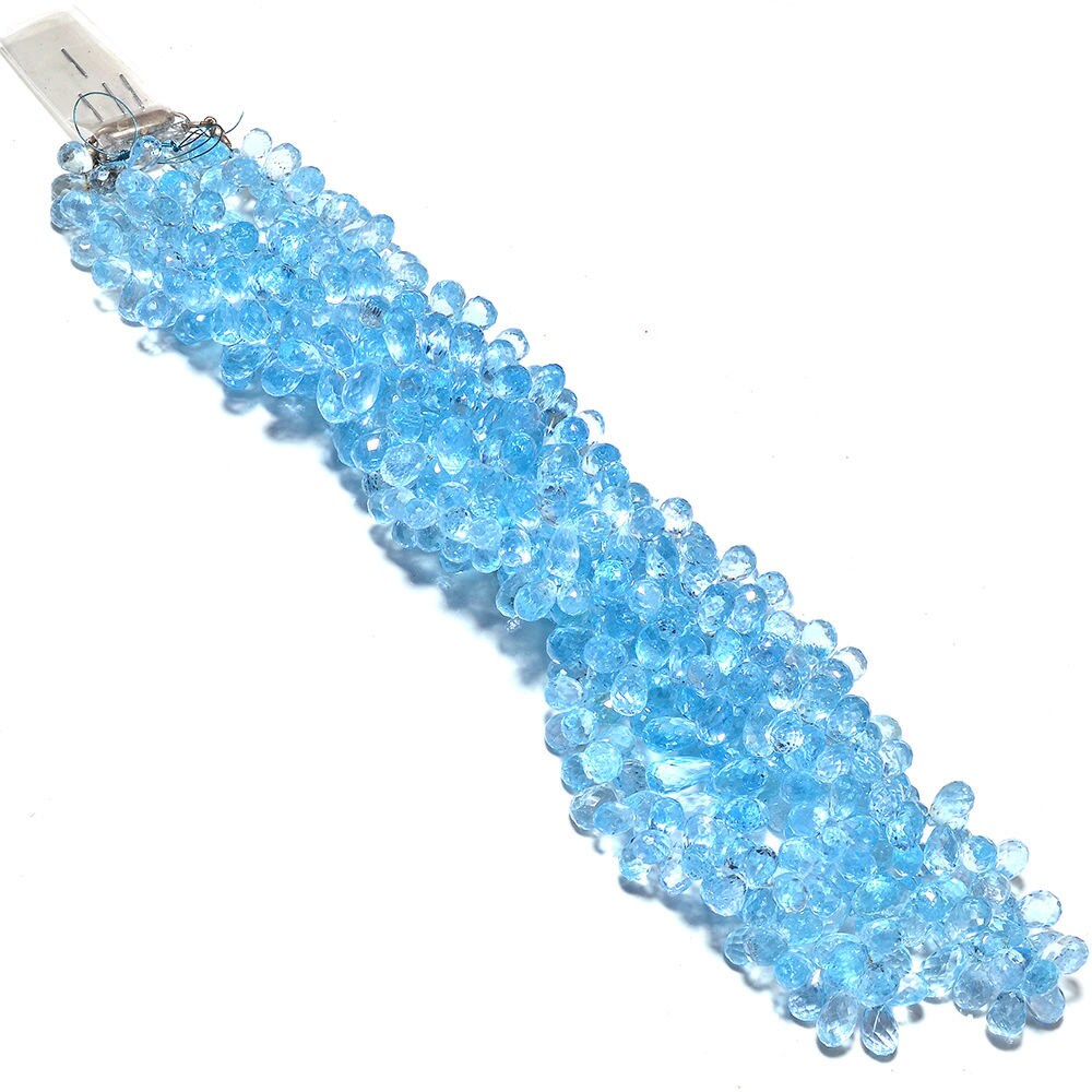 Aaaa++ Quality~~natural Sky Blue Topaz Faceted Teardrop Beads Genuine Topaz Gemstone Beads Topaz Drops Briolettes Wholesale Topaz Beads. Aaaa++ Quality~~natural Sky Blue Topaz Faceted Teardrop Beads Genuine Topaz Gemstone Beads Topaz Drops Briolettes Wholesale Topaz Beads.