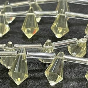 New Brand Natural Lemon Topaz Fancy Cone Cut Briolettes Gemstone Bead, Size 6/12 Mm Approx, 8 Inches Strand An Amazing Item, Wholesale Beads New Brand Natural Lemon Topaz Fancy Cone Cut Briolettes Gemstone Bead, Size 6/12 Mm Approx, 8 Inches Strand An Amazing Item, Wholesale Beads