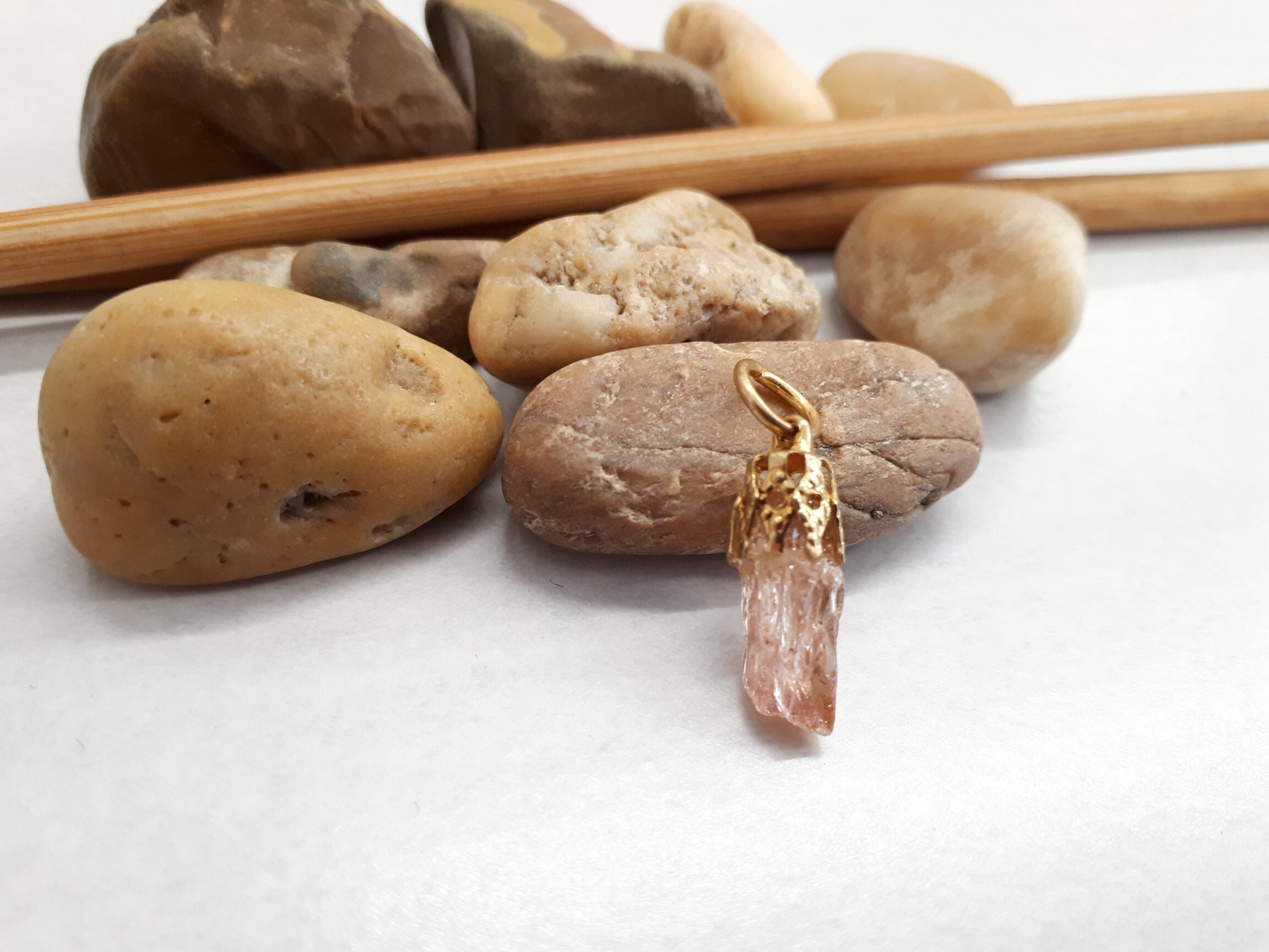 Topaz Pendant Necklace - Natural Topaz Jewelry - Topaz Crystal Necklace For Women - Birthstone Necklace - Topaz Pendant Gold - Gift For Her