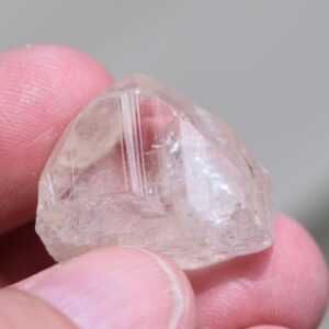 Natural Topaz Natural Point with Rainbow