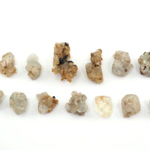 13 Topaz Crystal Clusters From Erongo Mtns, Namibia - 27gm / 10-30mm (p1023-9) Structure Minerals