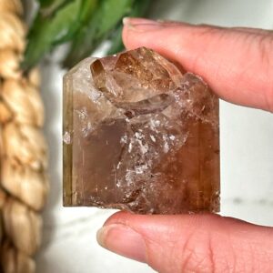 Champagne Topaz | 63g | - #4 (raw Brown Crystal Specimen, Sacral Chakra, Healing Stone)