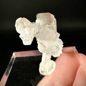 Champagne Topaz Crystal On Albite Matrix | Mineral Specimen