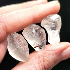 Clear Topaz Specimen, Nigerian Topaz Stone - Raw Frosted Topaz Crystal