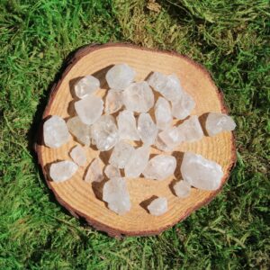 Topaz Clear to Milky Raw Pieces*