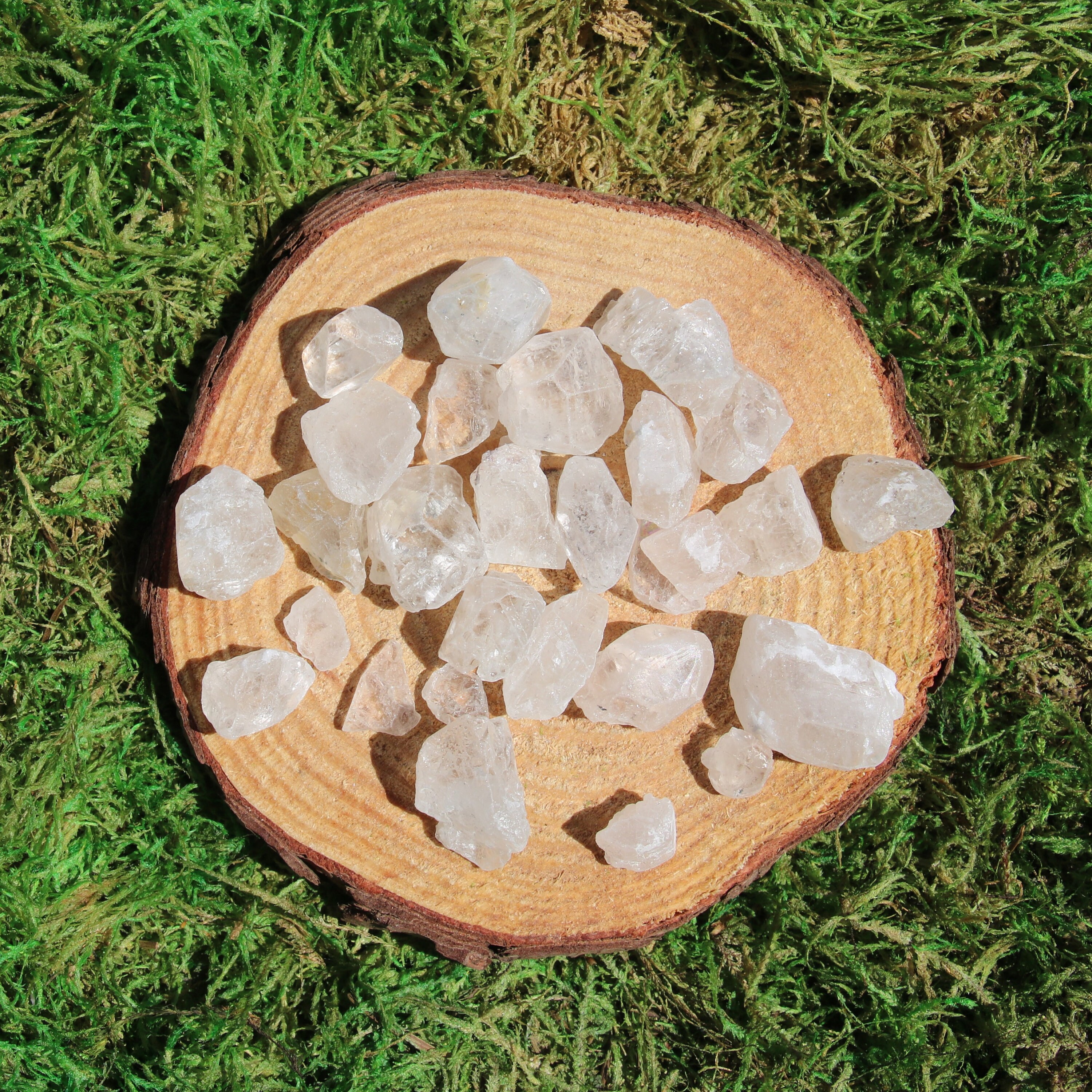 Topaz Clear To Milky Raw Pieces*