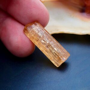 Exceptional Gem Golden Orange BRAZIL Imperial Topaz Crystal Mineral Specimen XL - 26.60cts