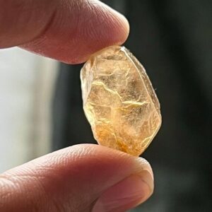 Raw Imperial Topaz Rough Lot | Natural Golden Crystal 20-25mm