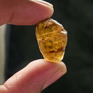 Raw Imperial Topaz Rough Lot | Transparent Honey Gemstone