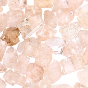 Raw Peach Topaz Pieces, Rough Topaz Uncut, Rough Topaz, Topaz Crystals, December Birthstone, Bulk Raw Gemstones, Ptopaz002