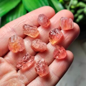 Raw Pink Topaz Crystal Specimen: Ouro Preto, Brazil