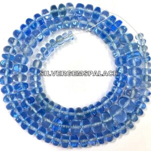 AAA+ Swiss Blue Topaz Smooth Rondelle Beads 5-7.MM Topaz Rondelle Beads Swiss Topaz Gemstone Beads Topaz String Jewelry Making Beads. AAA+ Swiss Blue Topaz Smooth Rondelle Beads 5-7.MM Topaz Rondelle Beads Swiss Topaz Gemstone Beads Topaz String Jewelry Making Beads.