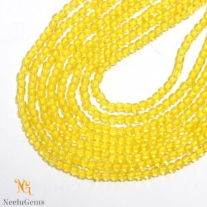 Aaa+ Yellow Topaz Smooth Rondelle Gemstone Beads, 2.2-2.3 Mm Topaz Tiny Beads,13" Beads For Handmade Jewelry Aaa+ Yellow Topaz Smooth Rondelle Gemstone Beads, 2.2-2.3 Mm Topaz Tiny Beads,13" Beads For Handmade Jewelry