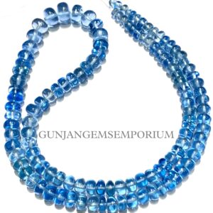 Extremely Rare~~blue Topaz Beads Aaaa+ Swiss Blue Topaz Smooth Rondelle Beads Smooth Blue Topaz Gemstone Beads 5-8mm Topaz Graduated Strand Extremely Rare~~blue Topaz Beads Aaaa+ Swiss Blue Topaz Smooth Rondelle Beads Smooth Blue Topaz Gemstone Beads 5-8mm Topaz Graduated Strand