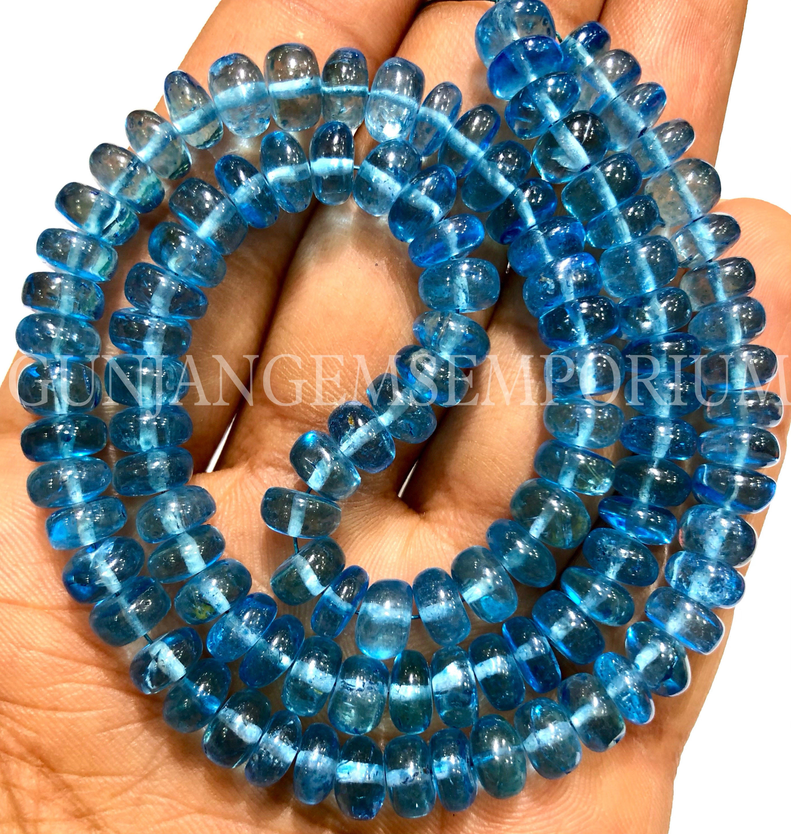 Rare~~aaa+ Blue Topaz Smooth Rondelle Beads Natural Swiss Blue Topaz Rondelle Smooth Beads Swiss Topaz Gemstone Beads 7mm Blue Topaz Beads Rare~~aaa+ Blue Topaz Smooth Rondelle Beads Natural Swiss Blue Topaz Rondelle Smooth Beads Swiss Topaz Gemstone Beads 7mm Blue Topaz Beads