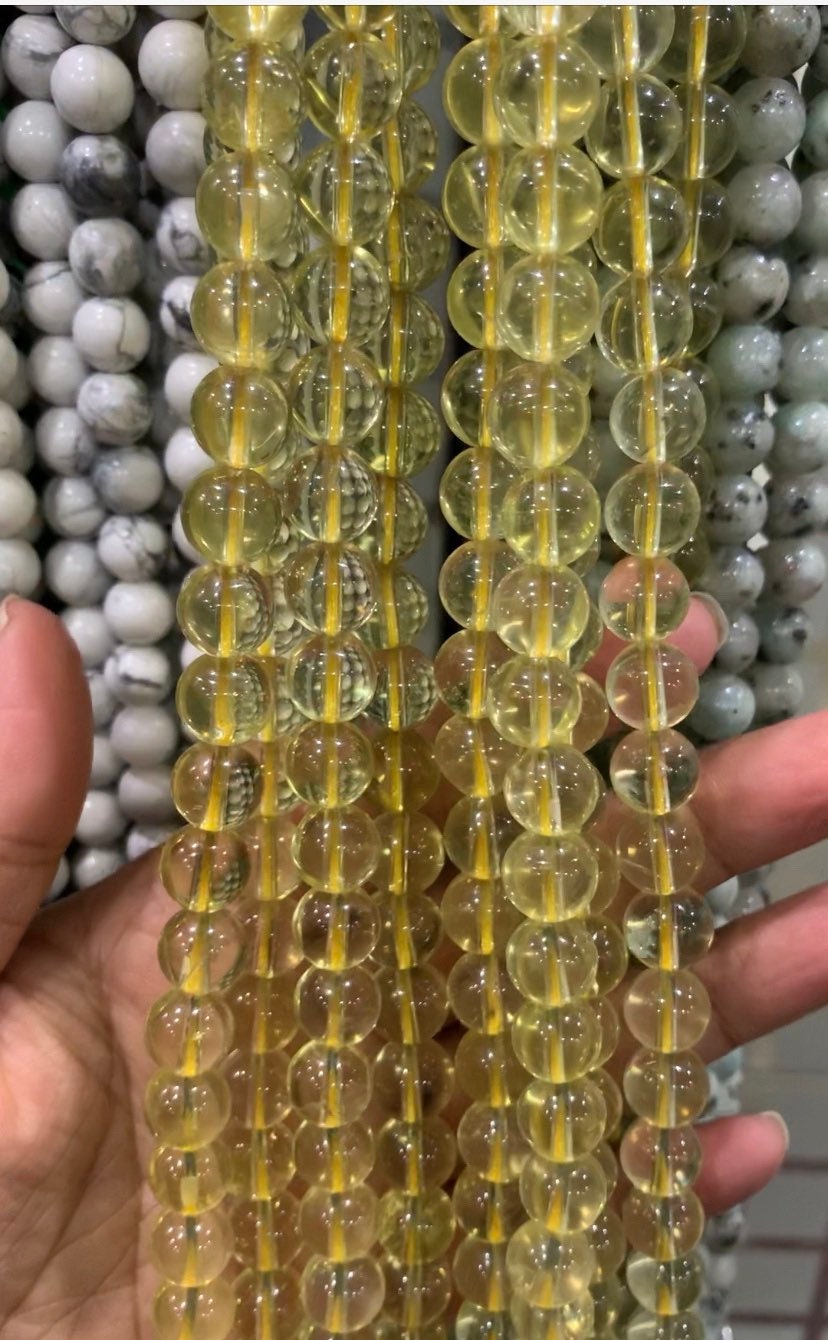 New Brand- High Quality Lemon Topaz Smooth Round Gemstone Beads 9-10 Mm Jewelry Making Beads, 14 Inches Strand Lemon Beads An Amazing Item New Brand- High Quality Lemon Topaz Smooth Round Gemstone Beads 9-10 Mm Jewelry Making Beads, 14 Inches Strand Lemon Beads An Amazing Item