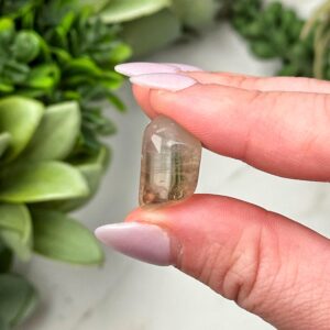 Bicolored Topaz Mini Freeform | 3g | - #3 (polished Blue Crystal Chunk, Throat Chakra, Healing Stone)