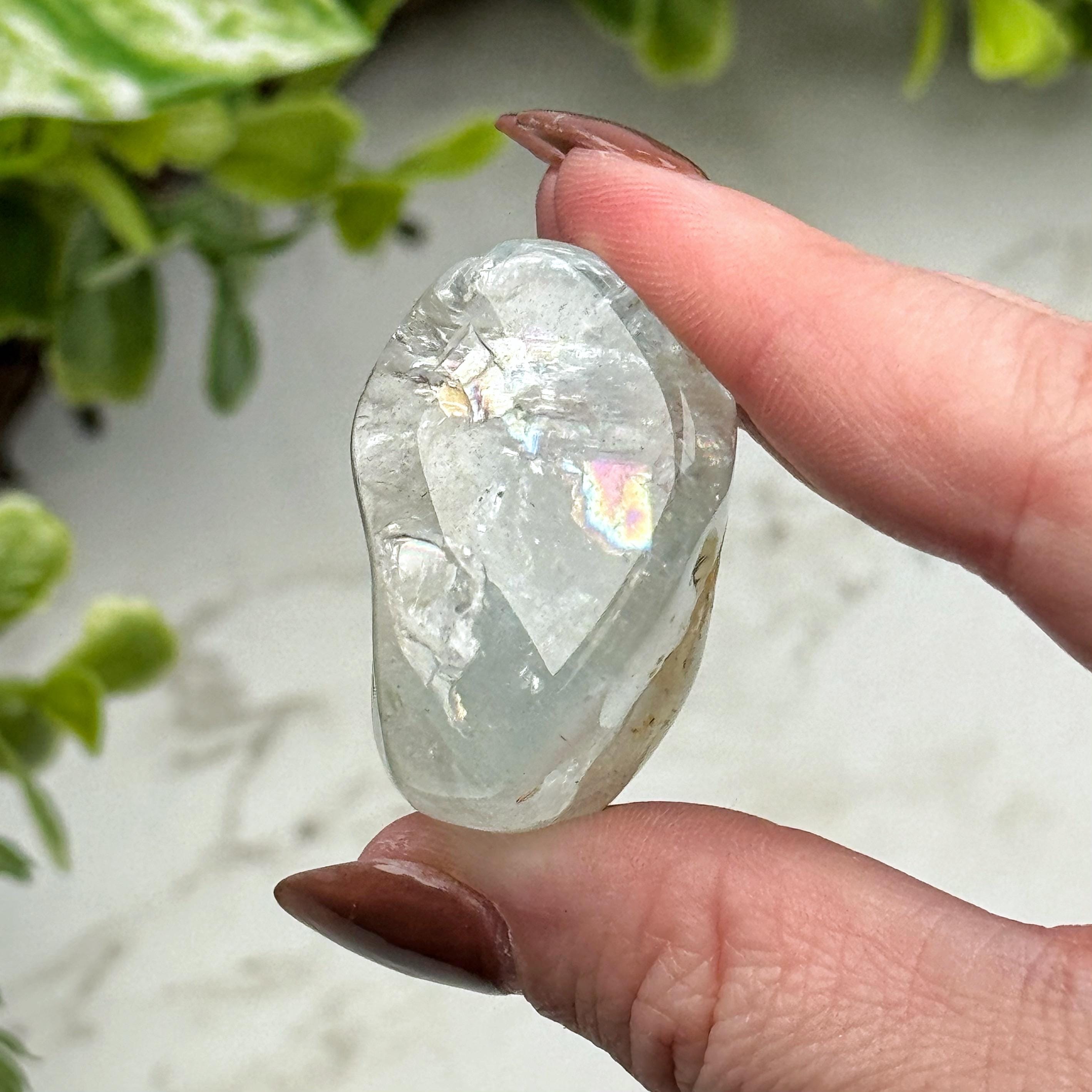 Blue Topaz Freeform , 31g , - #7 (polished Crystal Chunk, Throat Chakra, Healing Stone, Peace) Blue Topaz Freeform , 31g , - #7 (polished Crystal Chunk, Throat Chakra, Healing Stone, Peace)