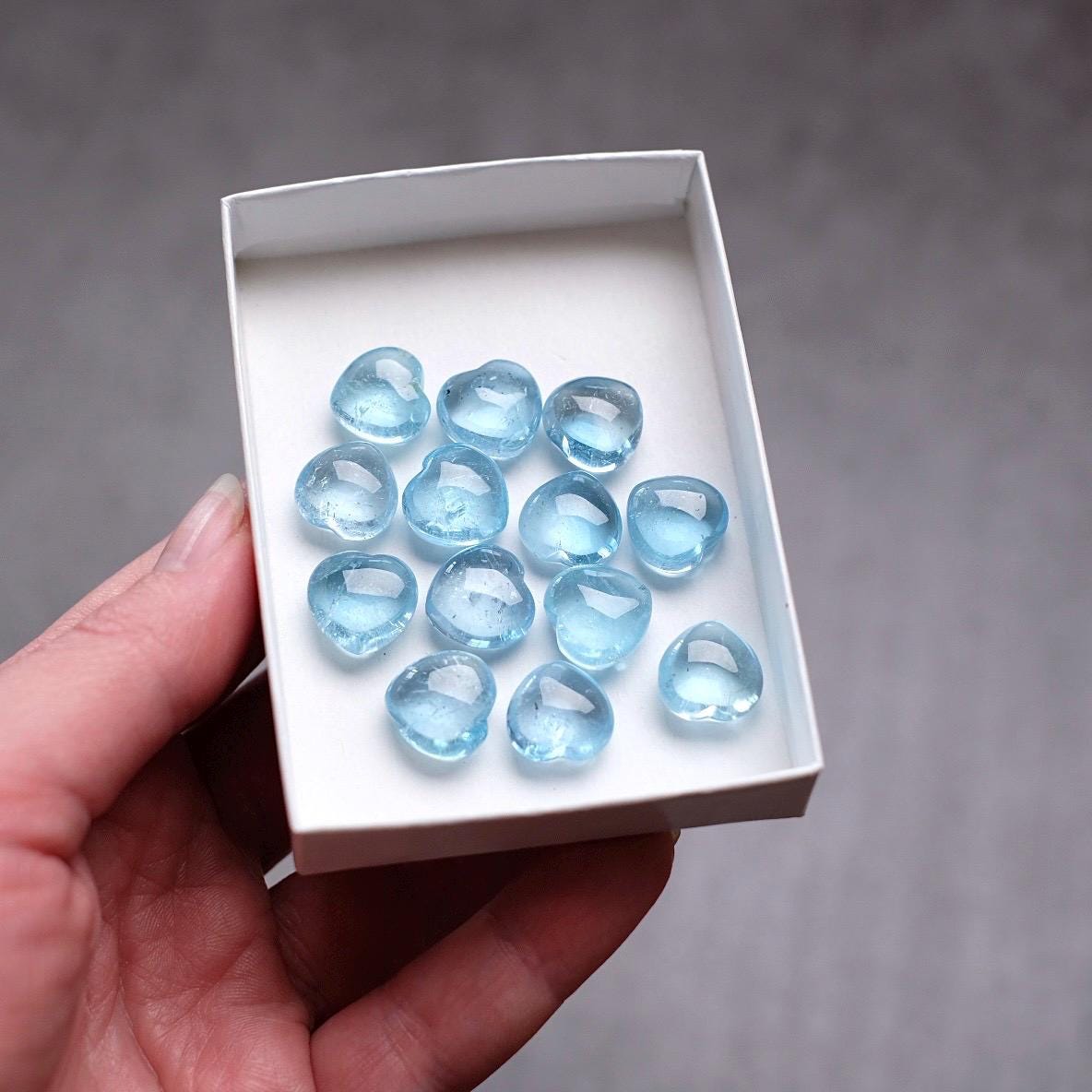 Rare Blue Topaz Heart | Topaz Crystal Heart | Rare Mini Crystal Carving Rare Blue Topaz Heart | Topaz Crystal Heart | Rare Mini Crystal Carving