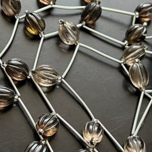 Smooth Smokey Topaz Carved Ovals