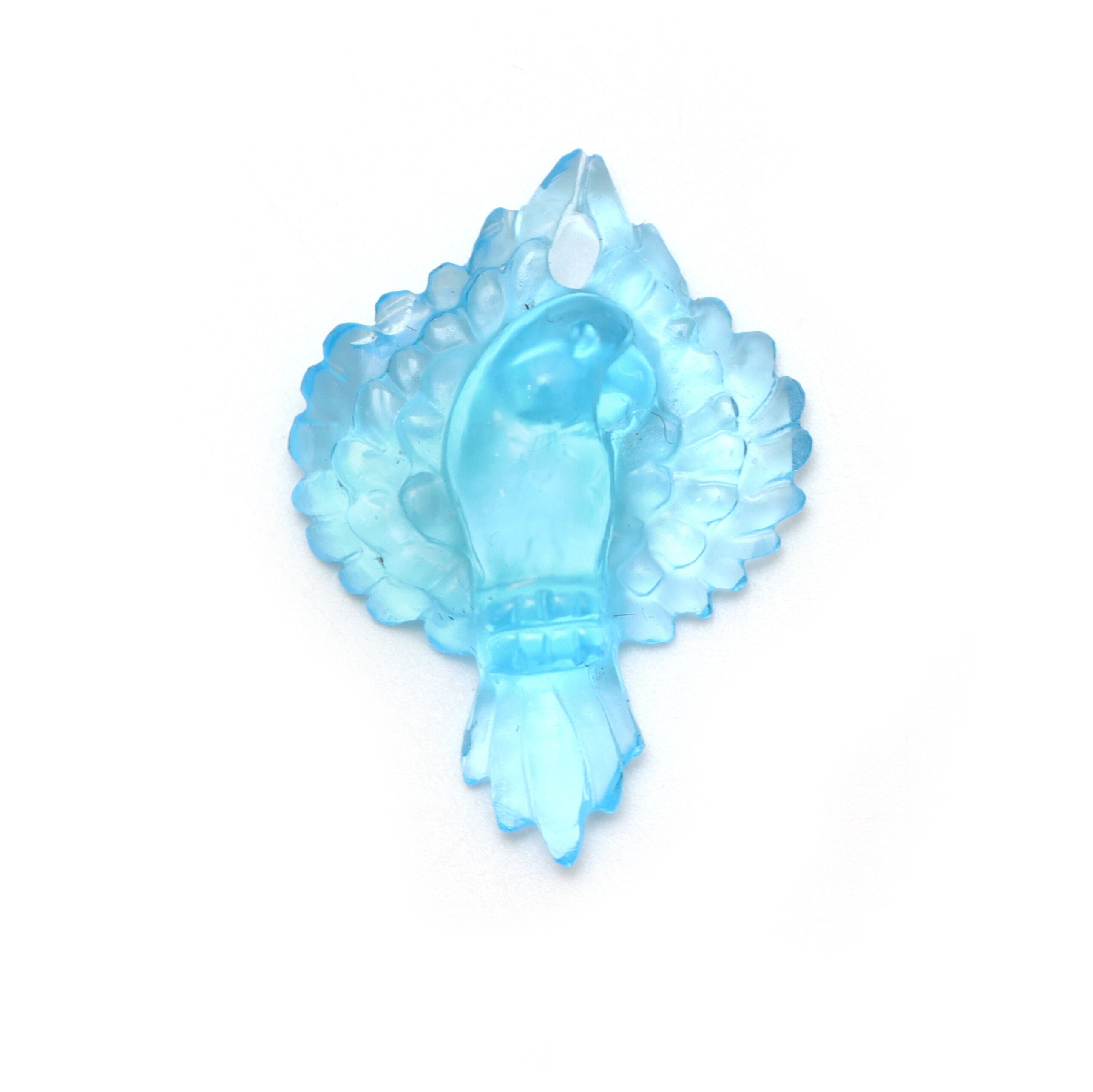 Swiss Blue Topaz Parrot Carving Loose Gemstone, 18x25 Mm, Blue Topaz Jewelry Making Gemstone, 1 Piece Swiss Blue Topaz Parrot Carving Loose Gemstone, 18x25 Mm, Blue Topaz Jewelry Making Gemstone, 1 Piece