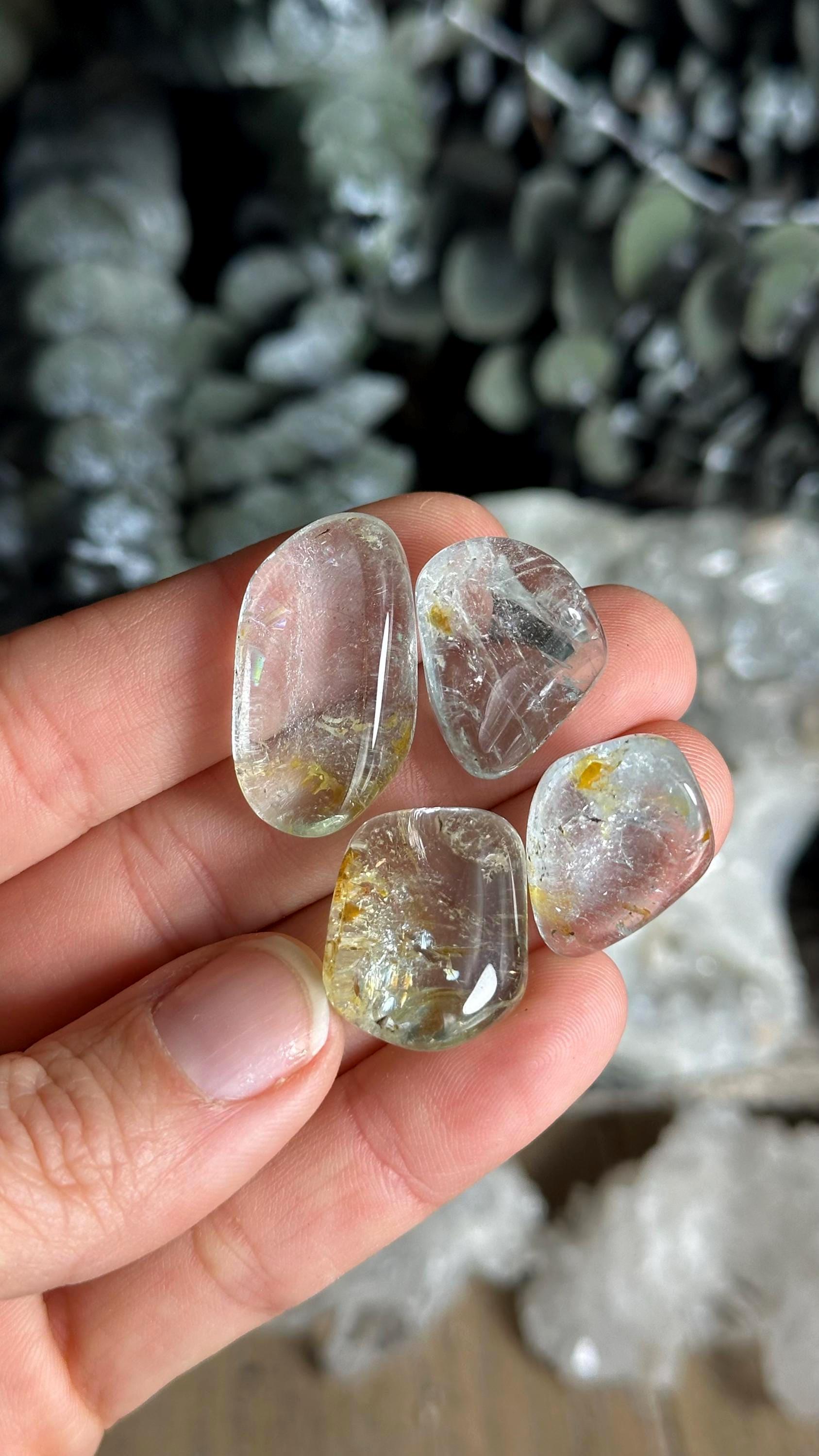 Tumbled Blue Topaz , Pocket Stone