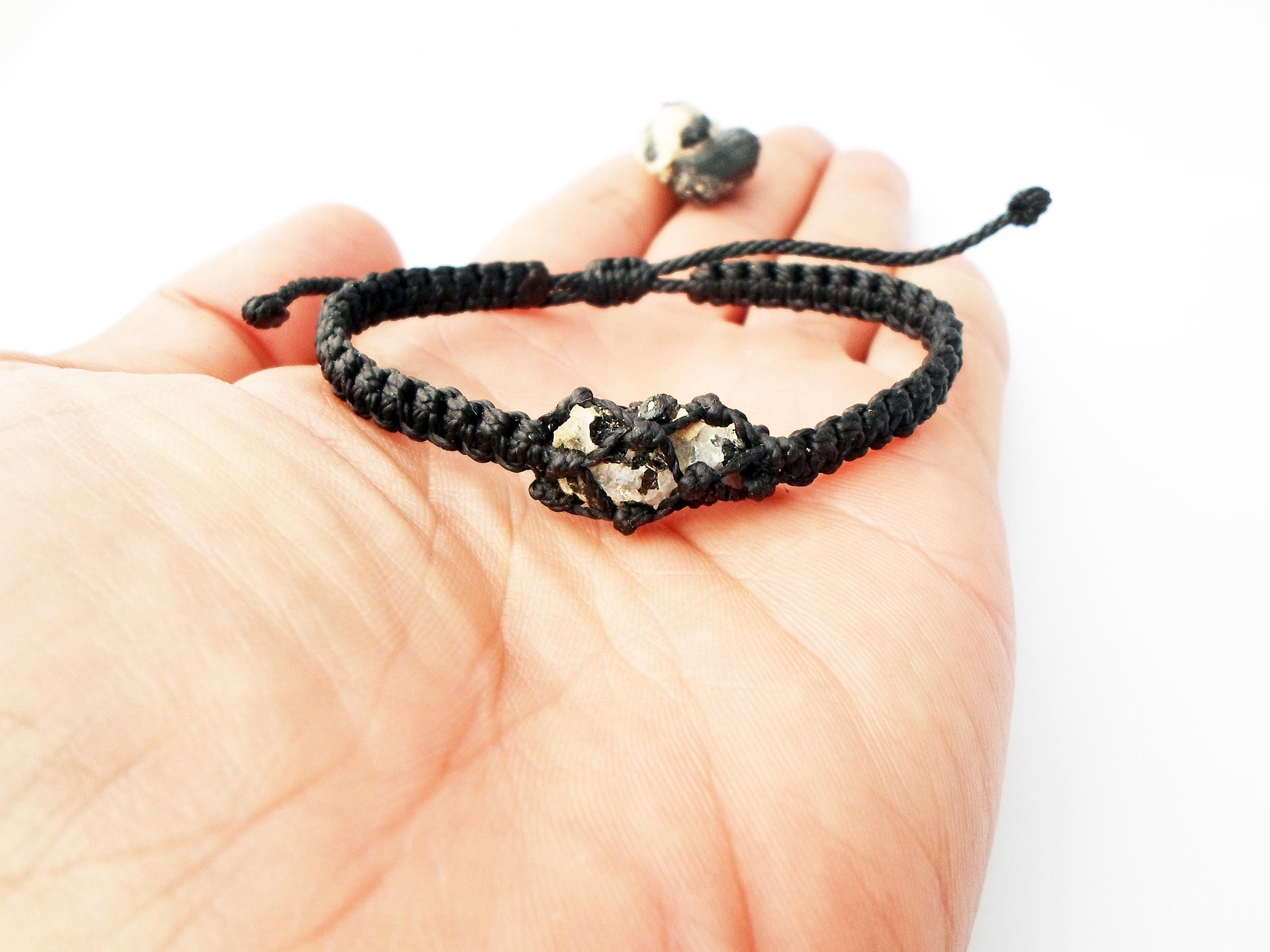 Tourmalated Quartz Bracelet, Christmas Gift