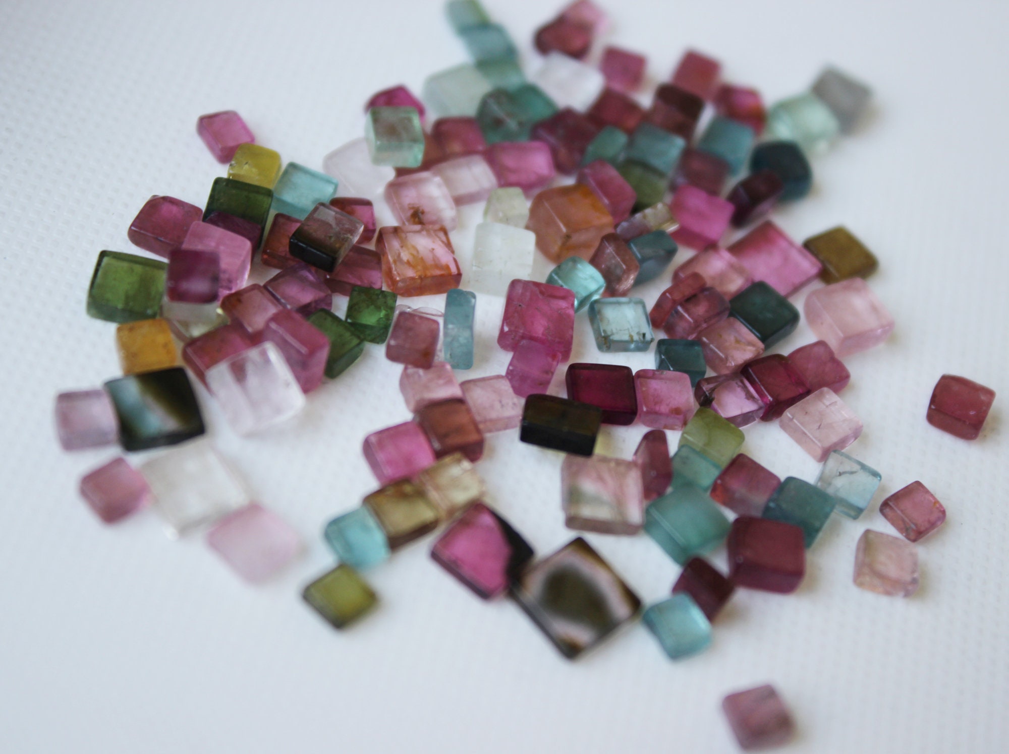 3-4.5mm Multi Tourmaline Smooth Square Cabochons, Natural Multi Tourmaline Plain Square Flat Back Loose Gemstones (5pcs To 10pcs Options) 3-4.5mm Multi Tourmaline Smooth Square Cabochons, Natural Multi Tourmaline Plain Square Flat Back Loose Gemstones (5pcs To 10pcs Options)