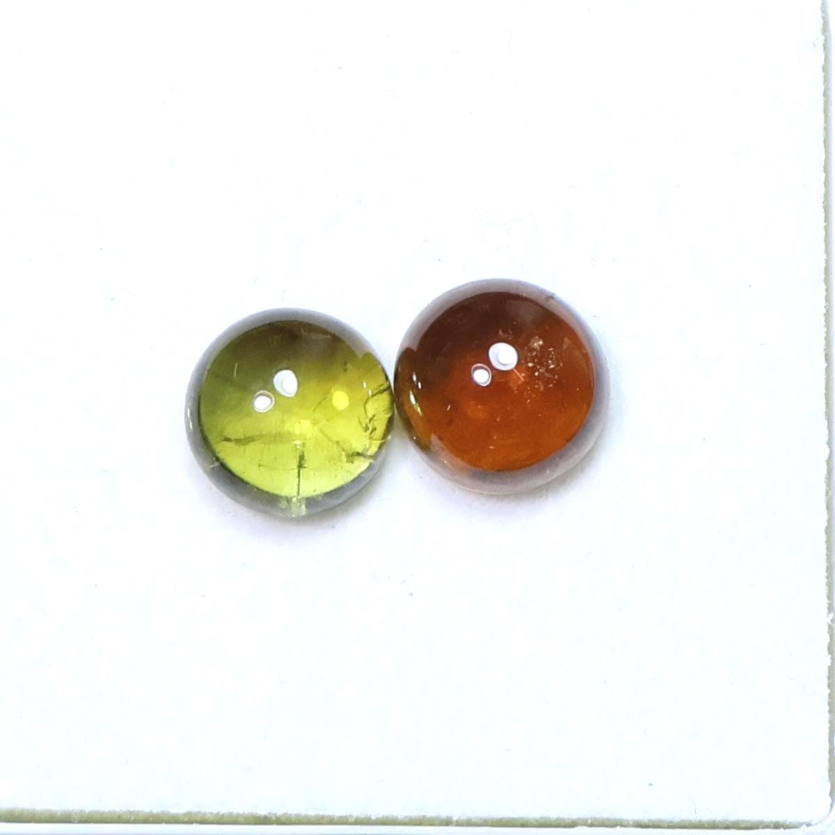 8.10 Ct Natural Tourmaline Cabochon Pair: Vintage Jewelry Making