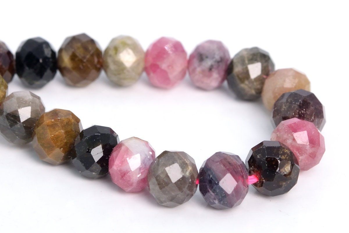 5×4mm Multicolor Tourmaline Beads A Genuine Natural Gemstone Half Strand Faceted Rondelle Loose Beads 7.5" Bulk Lot Options (107392h-2371) 5×4mm Multicolor Tourmaline Beads A Genuine Natural Gemstone Half Strand Faceted Rondelle Loose Beads 7.5" Bulk Lot Options (107392h-2371)