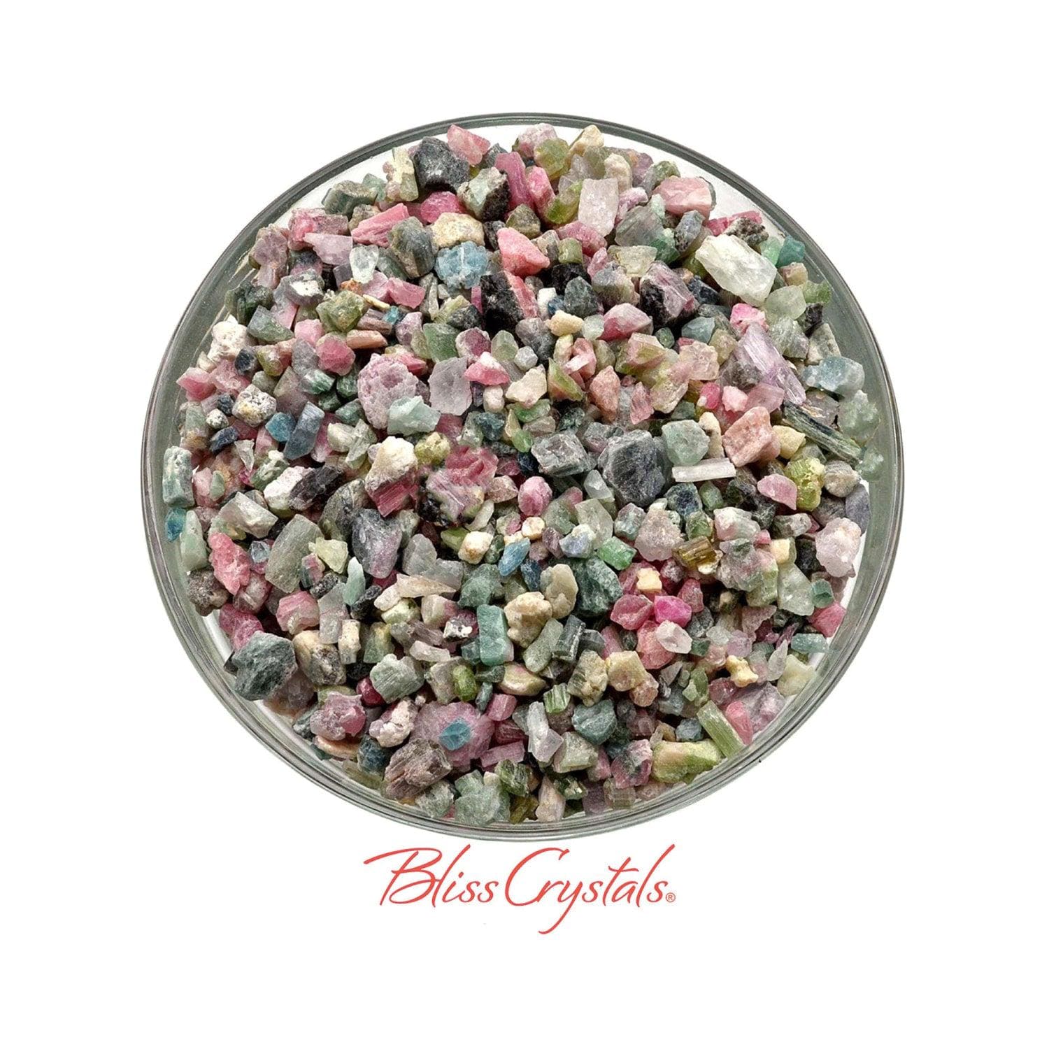 Pink & Green Tourmaline Rough Stone Crystals 100 Gm Parcel #w1