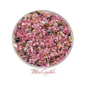 Natural Pink & Green Tourmaline Crystals (3-8mm) - 50 Carat Rough Gemstone Parcel From Brazil #pt01 Natural Pink & Green Tourmaline Crystals (3-8mm) - 50 Carat Rough Gemstone Parcel From Brazil #pt01