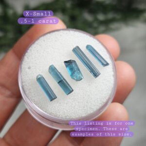 Blue Indicolite Tourmaline Crystal Specimen: Himalayan Gemstone
