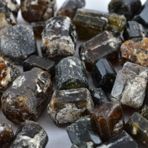 Raw Dravite Tourmaline Crystal, Grounding Brown Tourmaline Stone