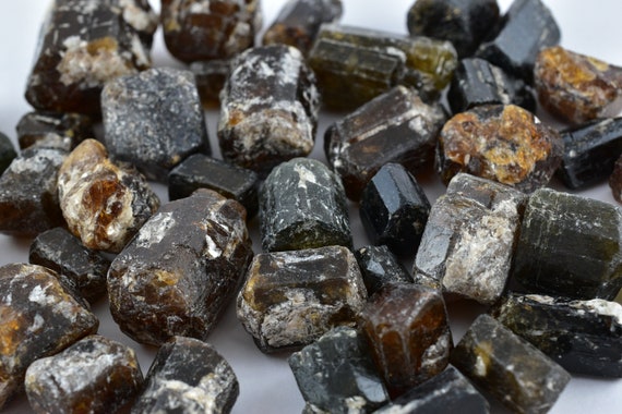 Raw Dravite Tourmaline Crystal, Grounding Brown Tourmaline Stone