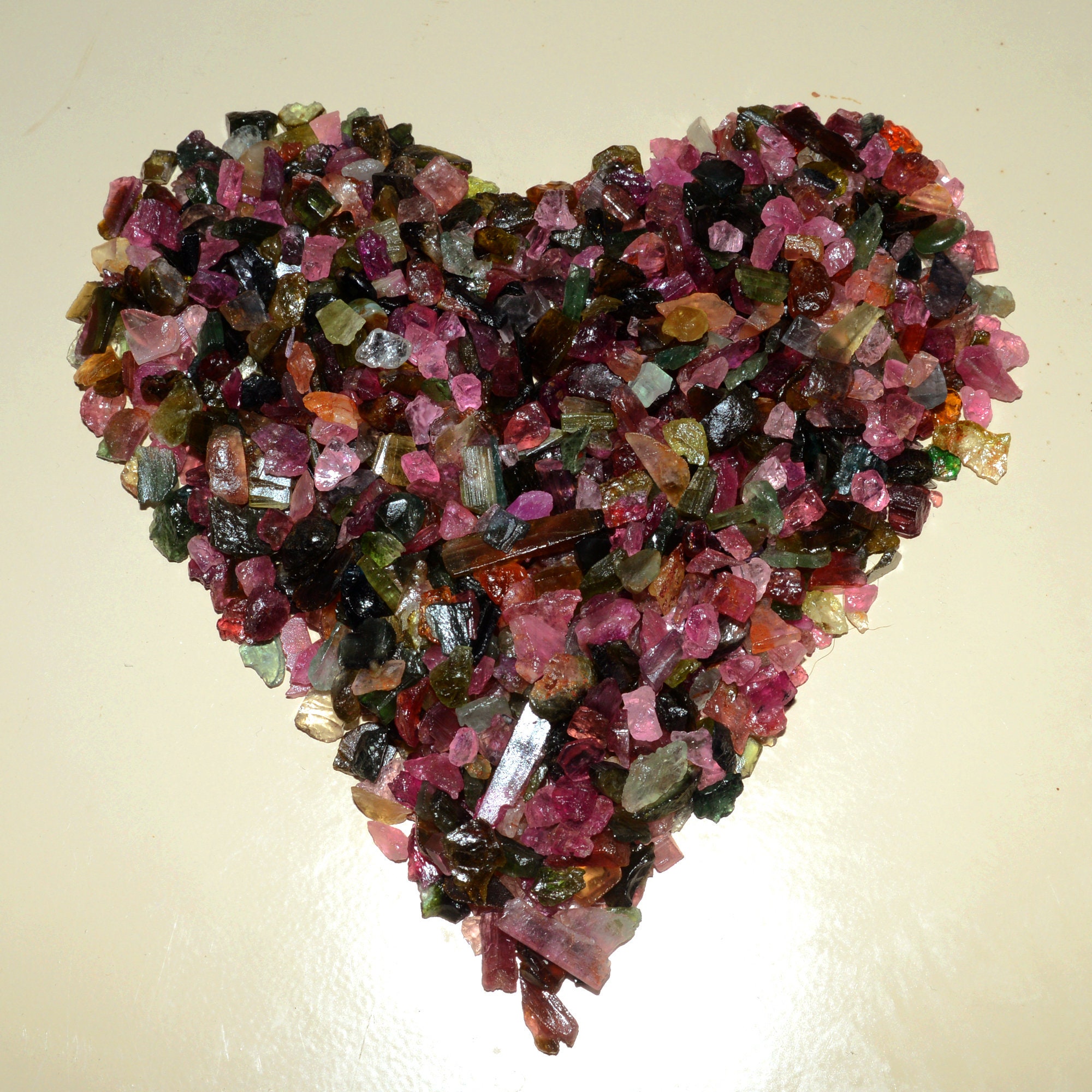 Natural Tourmaline Rough Lot | Multi Color Uncut Crystal 4-6mm