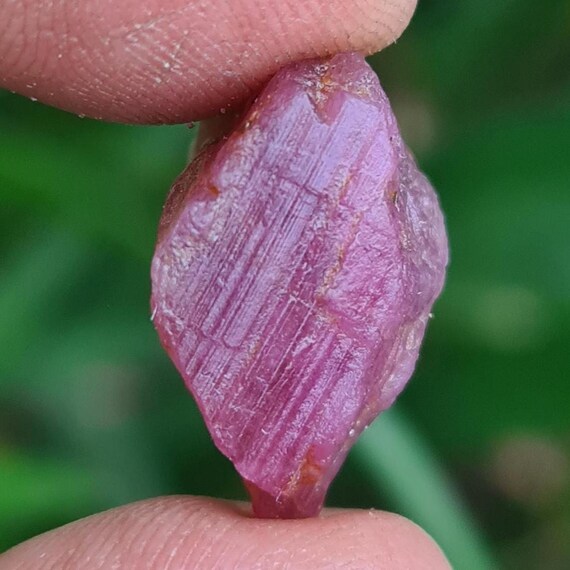 Raw Rubellite Tourmaline Energy Healing : 17 Cts  October Birthstone, Reiki Crystal Rough