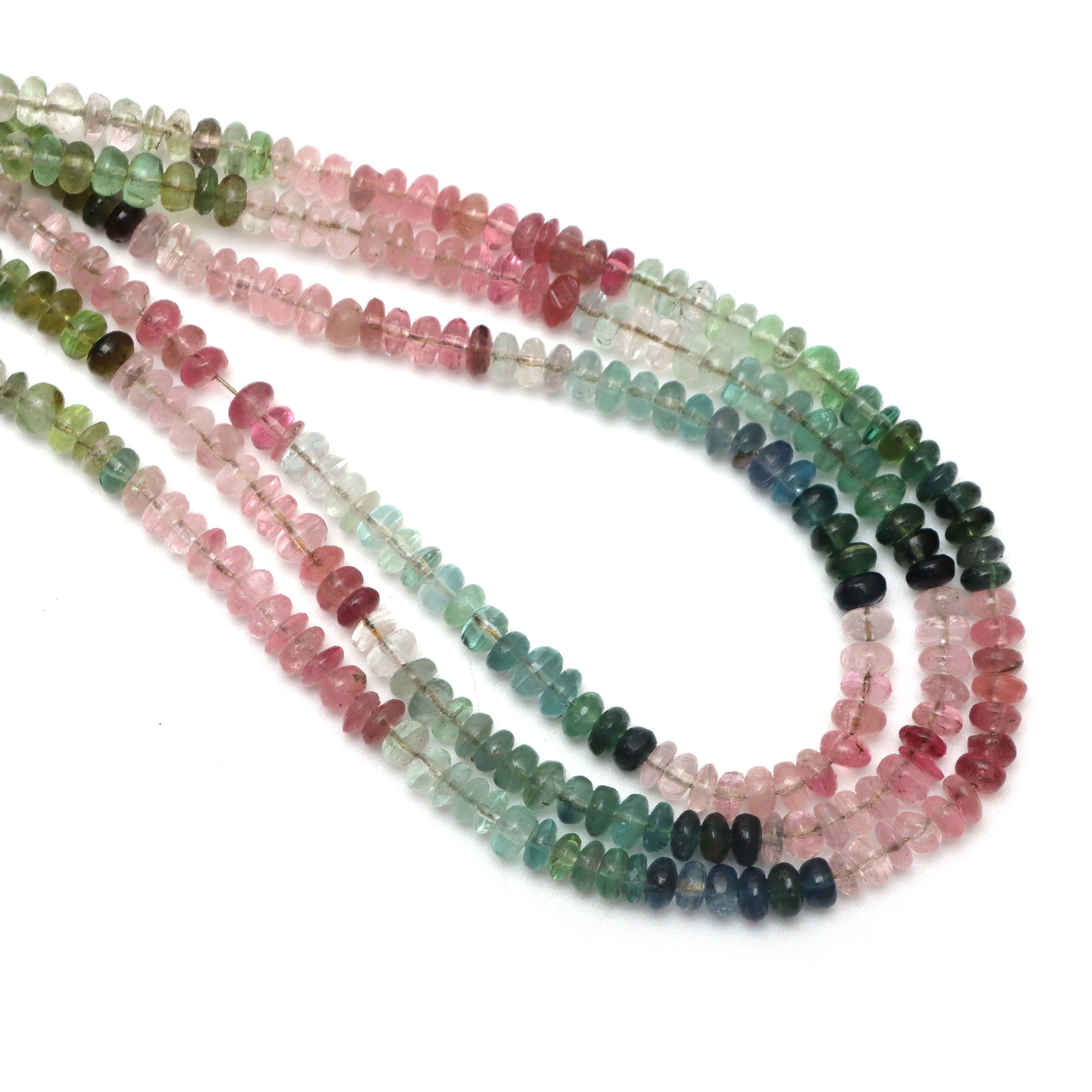 Multi Tourmaline Smooth Rondelle Beads, 4 Mm, Multi Tourmaline Jewelry Making Beads, 8 Inches / 18 Inches Full Strand, Price Per Strand Multi Tourmaline Smooth Rondelle Beads, 4 Mm, Multi Tourmaline Jewelry Making Beads, 8 Inches / 18 Inches Full Strand, Price Per Strand
