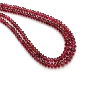 Tourmaline Smooth Rondelle Beads, 4 mm to 7 mm, Plain Rondelle Tourmaline, Plain Tourmaline Beads, 18 Inches Full Strand, Price Per Strand