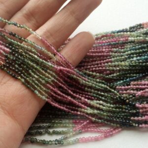 2mm Multi Tourmaline Plain Round Beads, Natural Multi Tourmaline Plain Balls, Multi Tourmaline Plain Beads For Jewelry (1st To 5st Options) 2mm Multi Tourmaline Plain Round Beads, Natural Multi Tourmaline Plain Balls, Multi Tourmaline Plain Beads For Jewelry (1st To 5st Options)