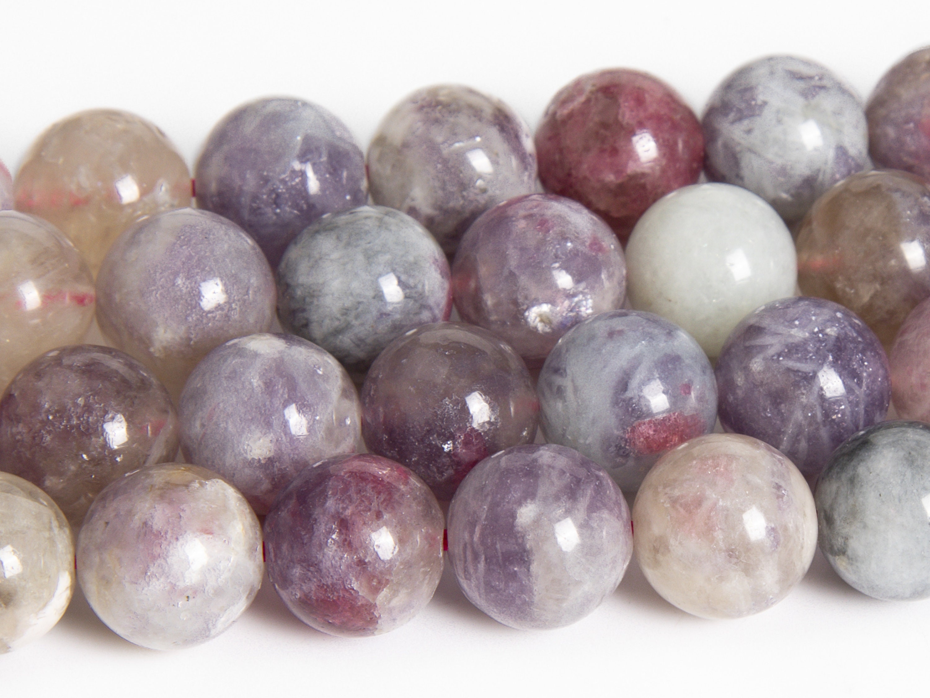 Purple Tourmaline Beads Genuine Natural Grade Aaa Gemstone Round Loose Beads 6mm 8mm 10mm Bulk Lot Options