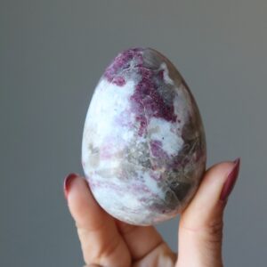 Red Tourmaline Egg Nurture Your Love Crystal Rubellite