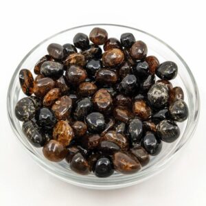 Brown Tourmaline Aka Dravide 2 Small Tumbled Stone #sk6856