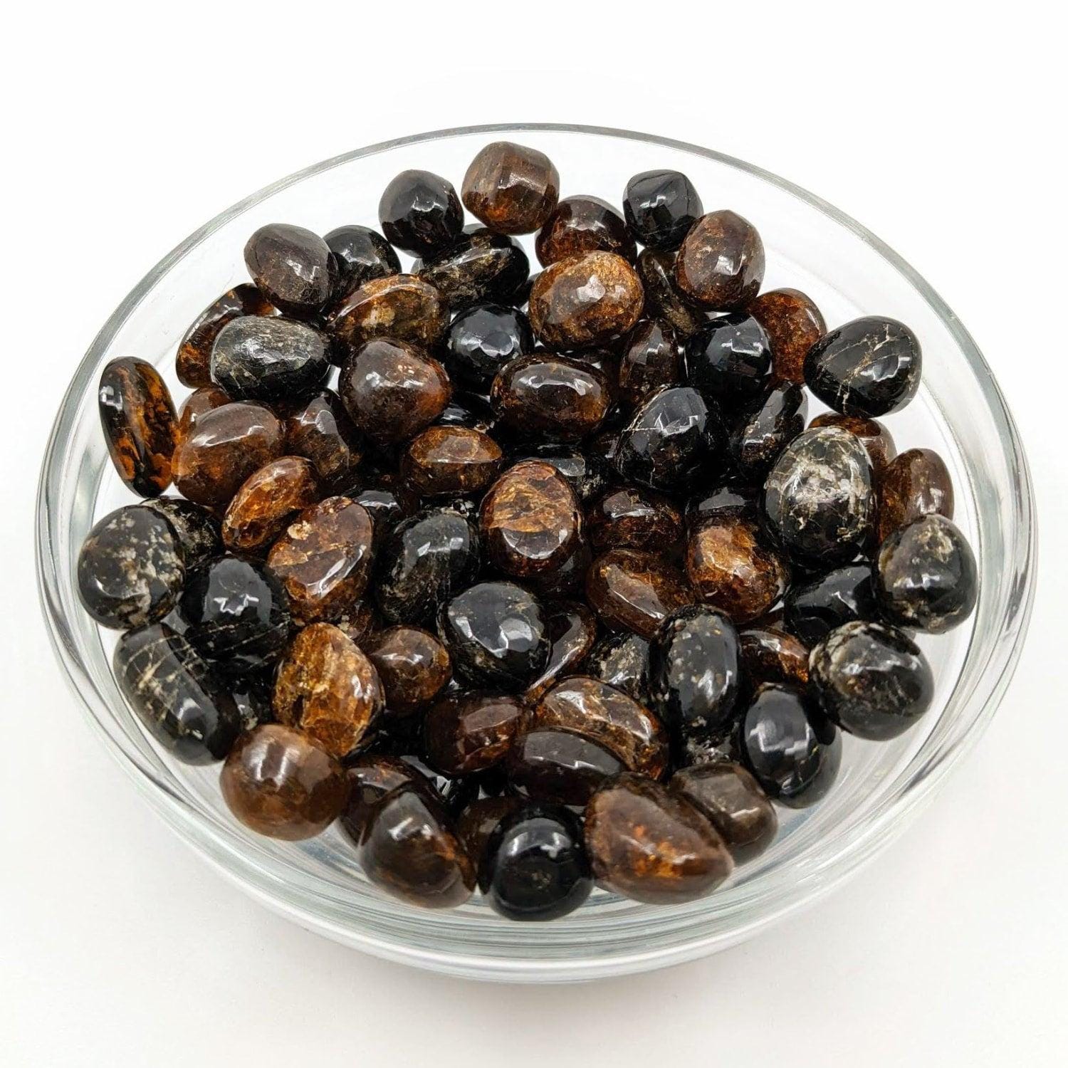 Brown Tourmaline Aka Dravide 2 Small Tumbled Stone #sk6856