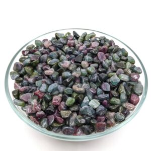 Tourmaline Mixed Green, Pink, & Blue Mini Tumbled 10 Gm Parcel #sk6319