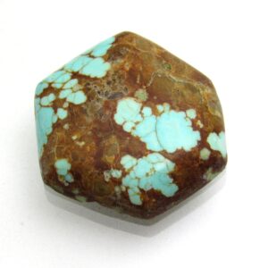 18.955 Carats Number 8 Turquoise Cabochon Authentic #8 Natural USA Nevada Designer Handmade Lisajoy Sachs For Use in Jewelry Vintage